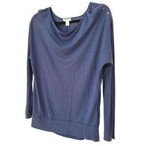 Old Navy Long Sleeve Tee, Navy,  S, EUC